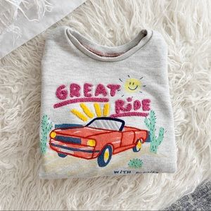 Zara Great Ride Sweatshirt